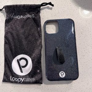 Sparkle Black Loopy case for iPhone 11 Pro